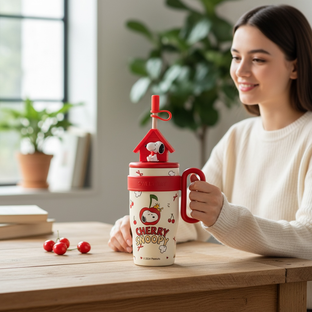 Premium Stainless Steel Snoopy Tumbler image 2